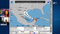 Beryl provoca lluvias en el extremo occidental de Pinar del Río